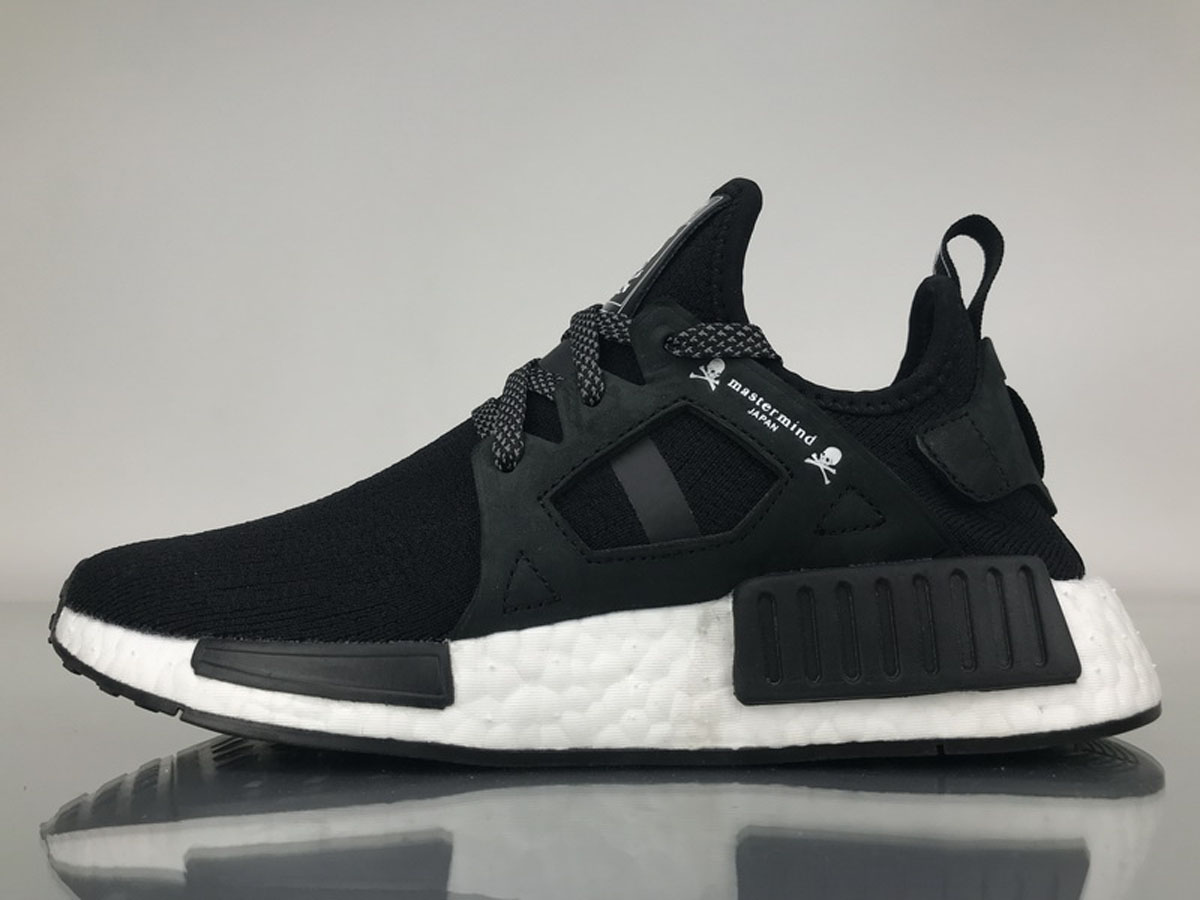 TS菲董 骷髅头 pharrell Williams x Adidas Originals HU NMD Black