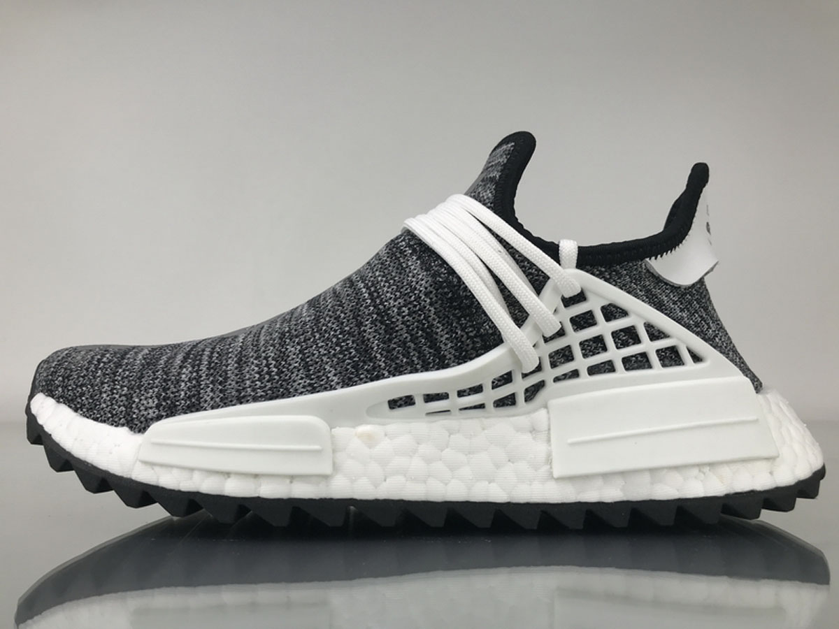 TS菲董 狼灰 pharrell Williams x Adidas Originals HU NMD Core Black