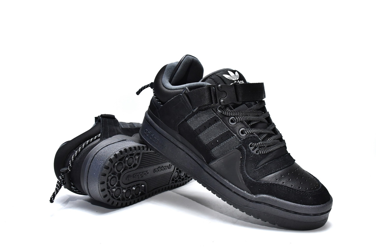 阿迪达斯运动板鞋 全黑 adidas Originals Forum 84 Back To School