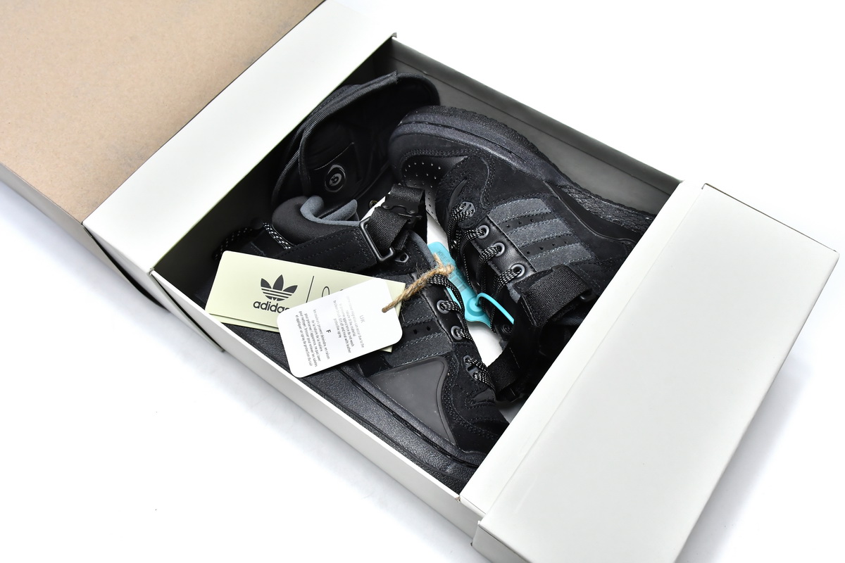 阿迪达斯运动板鞋 全黑 adidas Originals Forum 84 Back To School