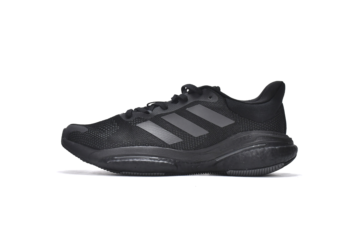 阿迪达斯Solar Glide 5真爆米花跑鞋 全黑-1 adidas Solar Glide 5 Black Carbon