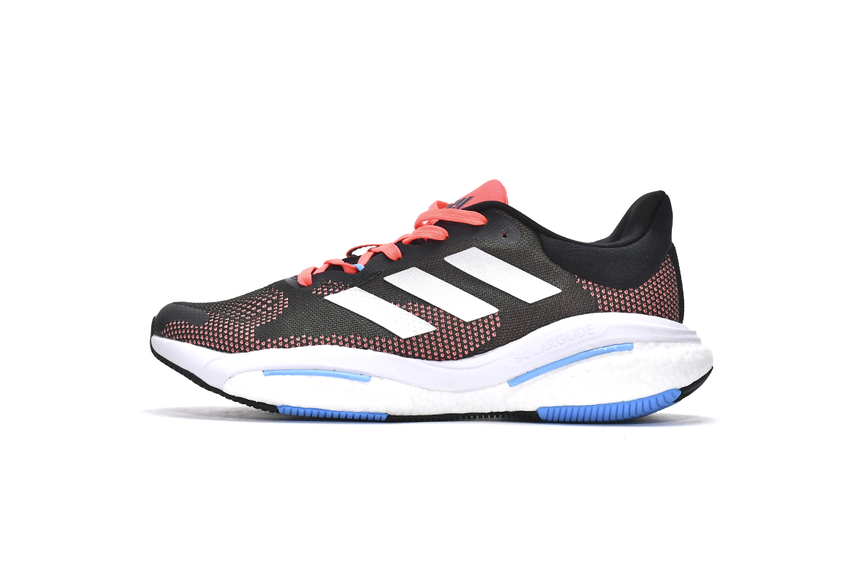 阿迪达斯Solar Glide 5真爆米花跑鞋 黑粉-7 adidas Solar Glide 5 Carbon Silver Metallic Turbo