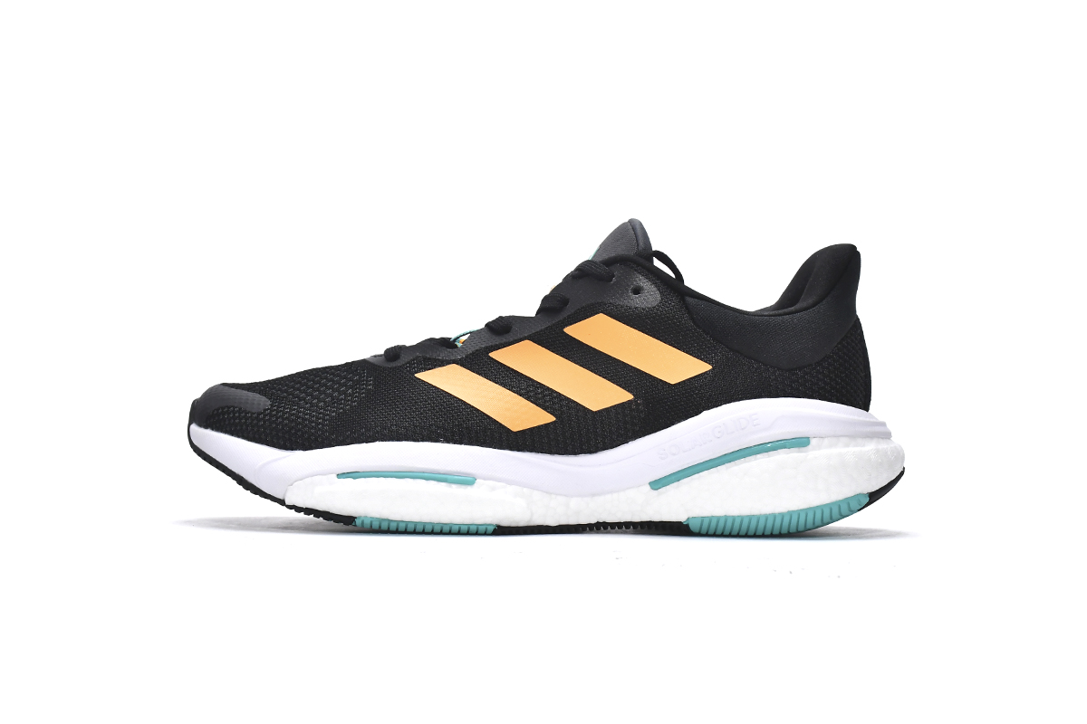 阿迪达斯Solar Glide 5真爆米花跑鞋 黑白桔-6 adidas Solar Glide 5 Flash Orange