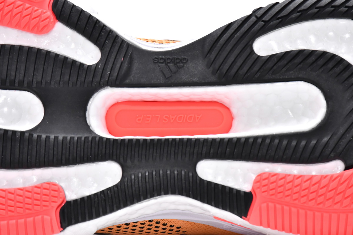 阿迪达斯Solar Glide 5真爆米花跑鞋 橙黄-5 adidas Solar Glide 5 Flash Orange Turbo