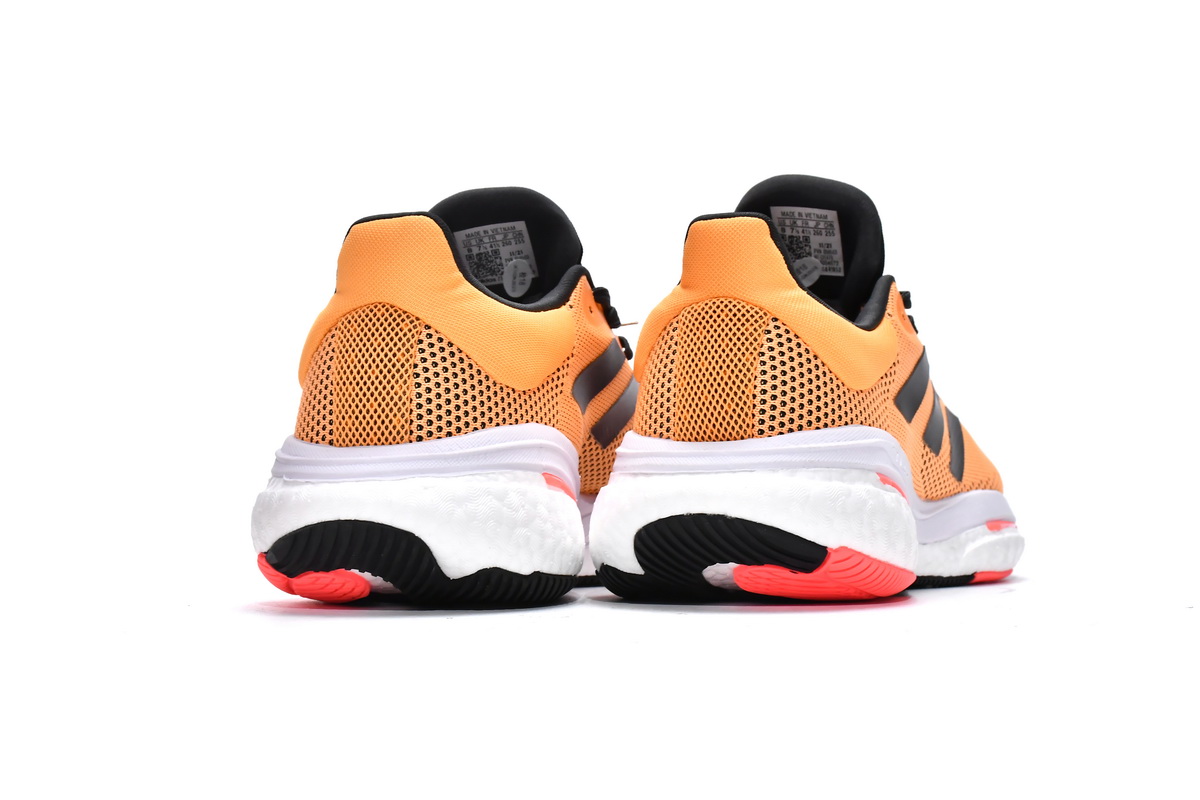 阿迪达斯Solar Glide 5真爆米花跑鞋 橙黄-5 adidas Solar Glide 5 Flash Orange Turbo