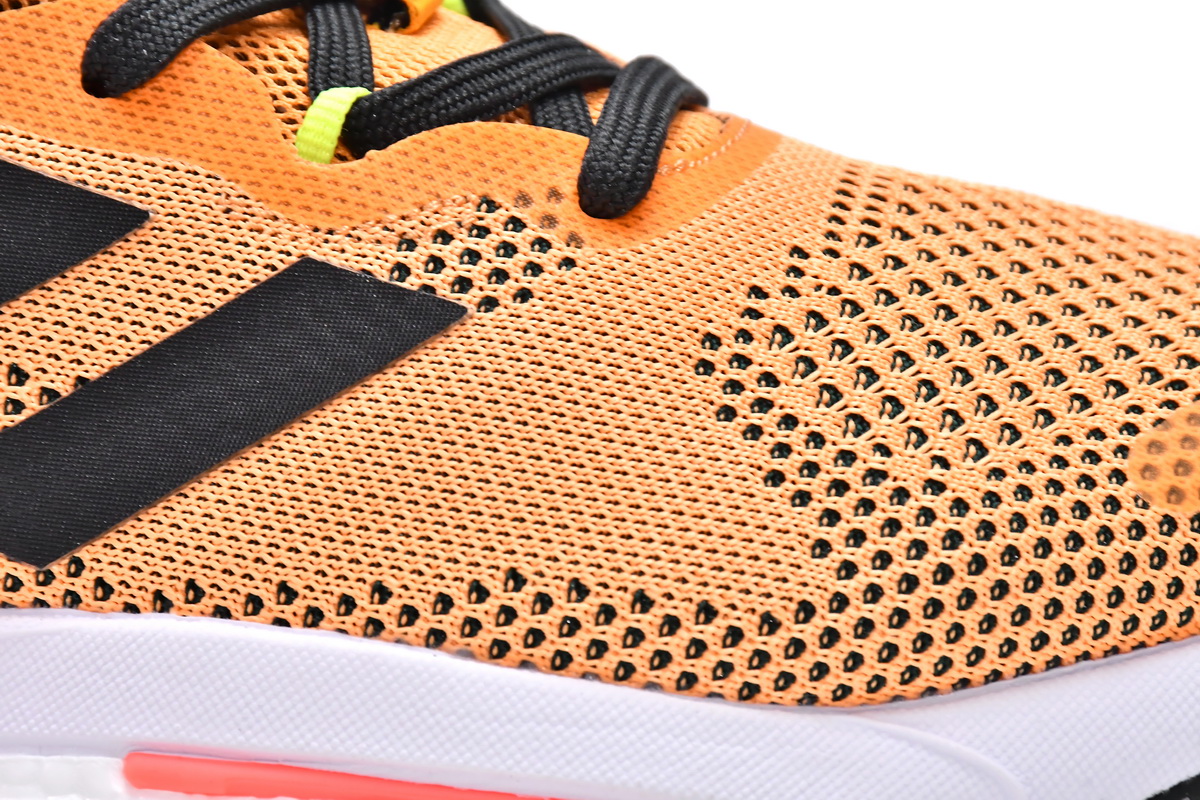 阿迪达斯Solar Glide 5真爆米花跑鞋 橙黄-5 adidas Solar Glide 5 Flash Orange Turbo