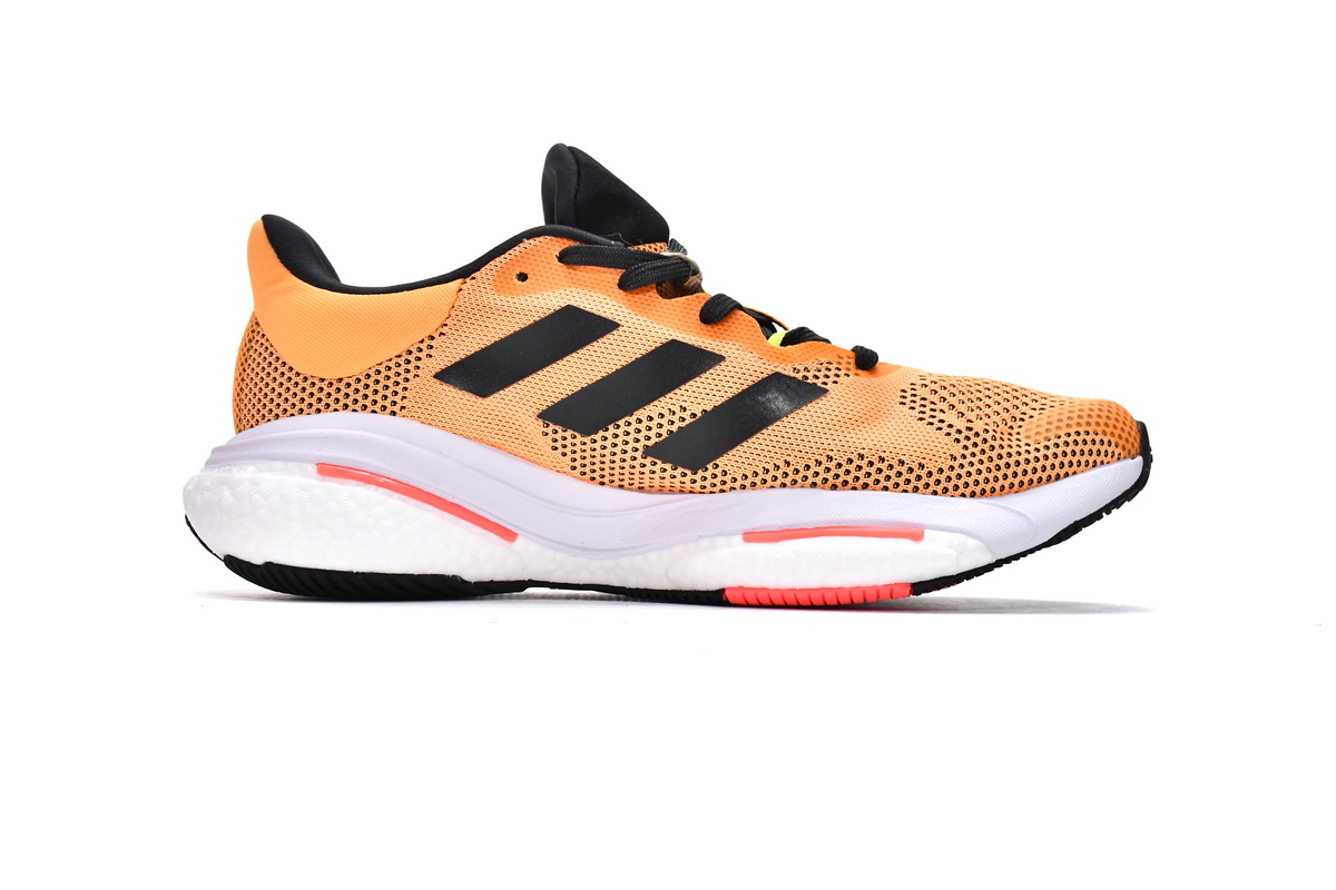 阿迪达斯Solar Glide 5真爆米花跑鞋 橙黄-5 adidas Solar Glide 5 Flash Orange Turbo