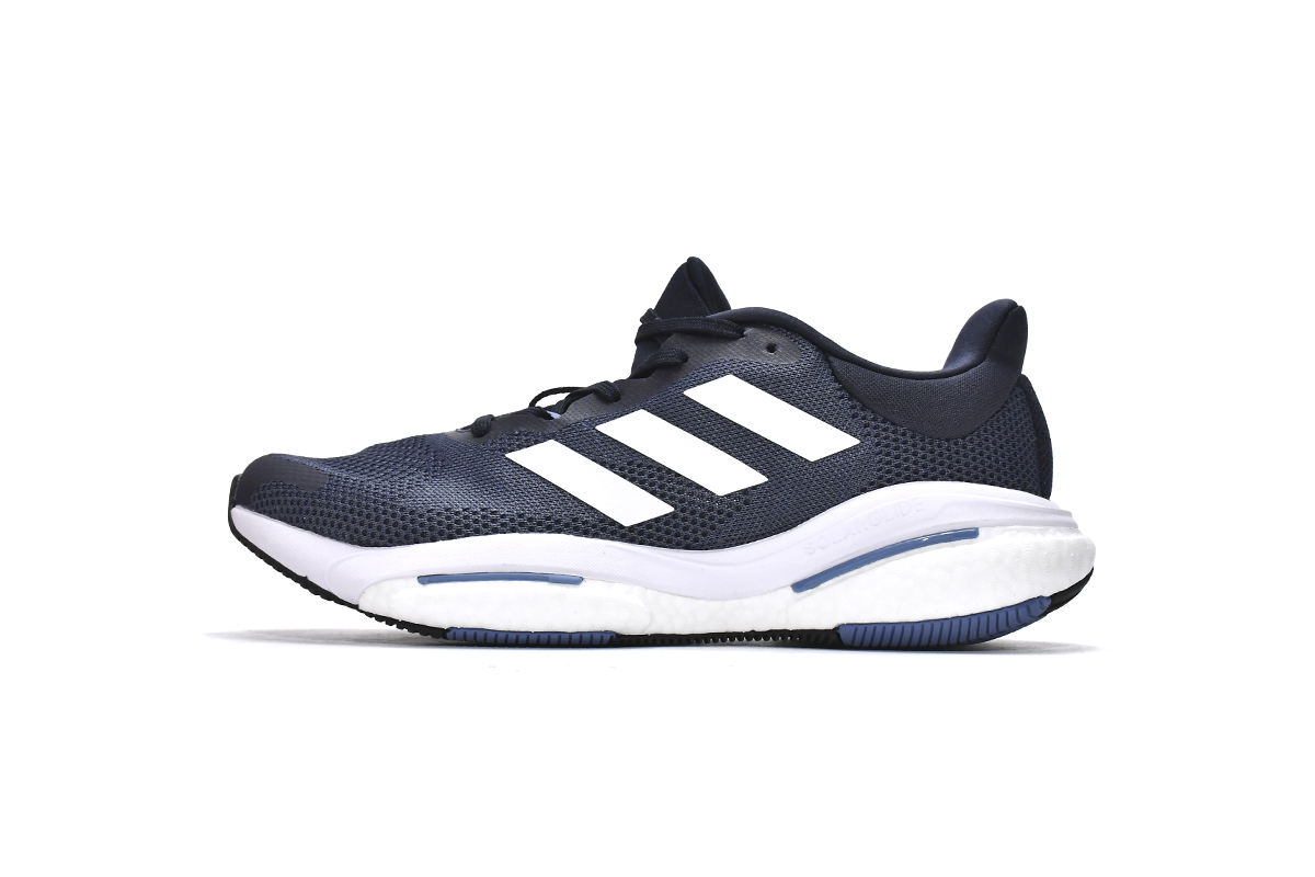 阿迪达斯Solar Glide 5真爆米花跑鞋 黑蓝-3 adidas Solar Glide 5 Shadow Navy