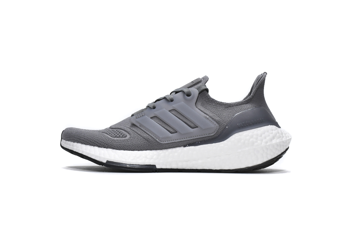 阿迪达斯UB8.0真爆米花跑鞋 灰白-8 adidas Ultra Boost 2022  Greyish White