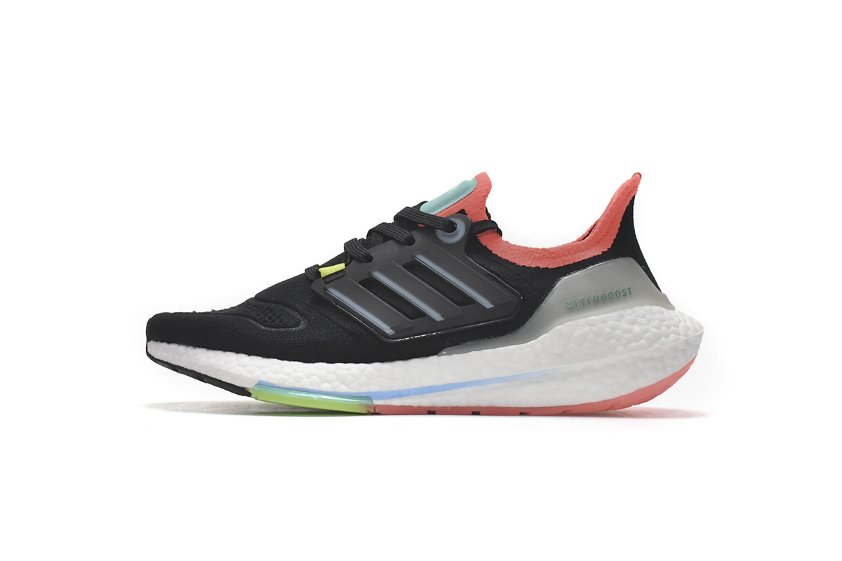 阿迪达斯UB8.0真爆米花跑鞋 黑橙-28 adidas Ultra Boost 2022 Black Sky Rush Turbo