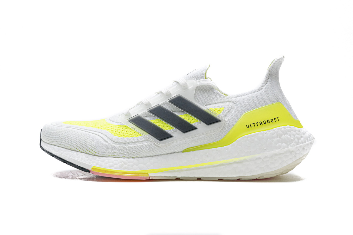 A7UB7.0 白灰荧光绿-11 Adidas Ultra Boost 7.0 Yellow Black