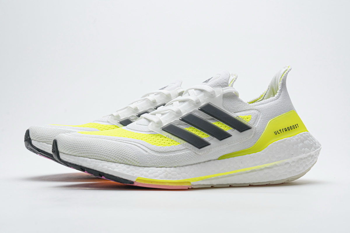 A7UB7.0 白灰荧光绿-11 Adidas Ultra Boost 7.0 Yellow Black