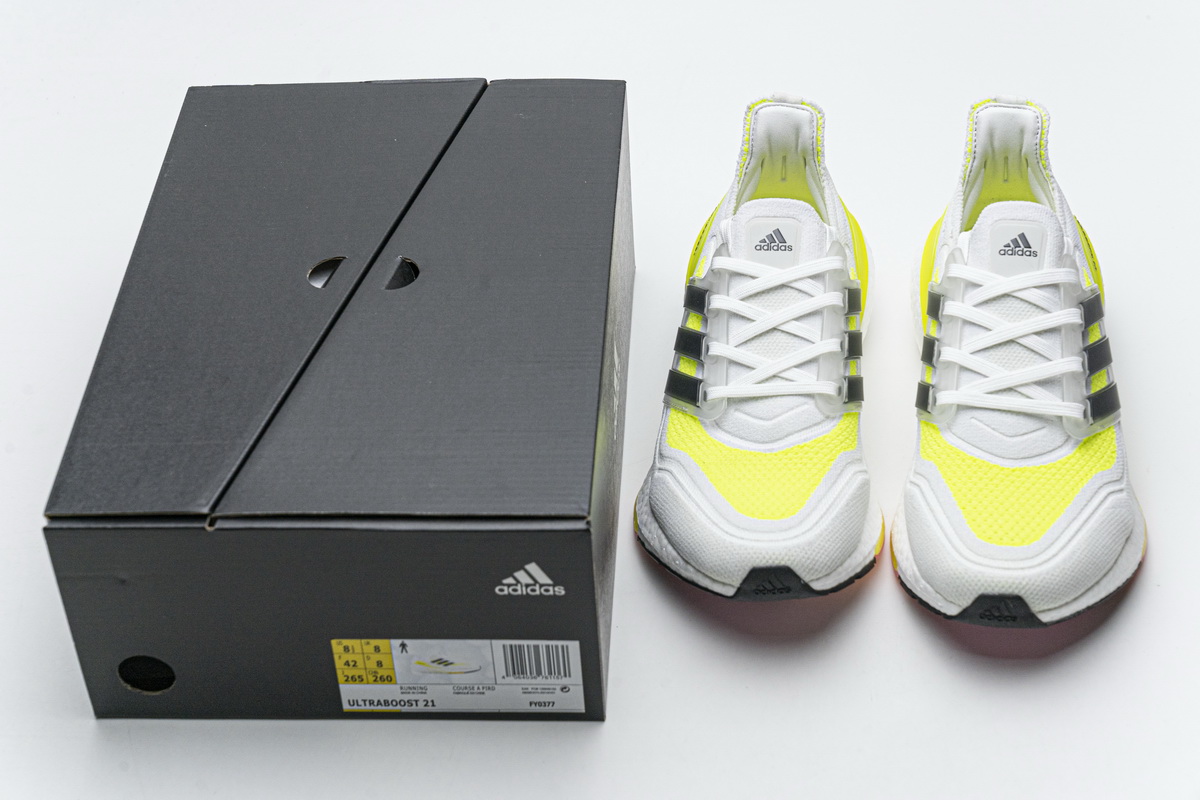 A7UB7.0 白灰荧光绿-11 Adidas Ultra Boost 7.0 Yellow Black