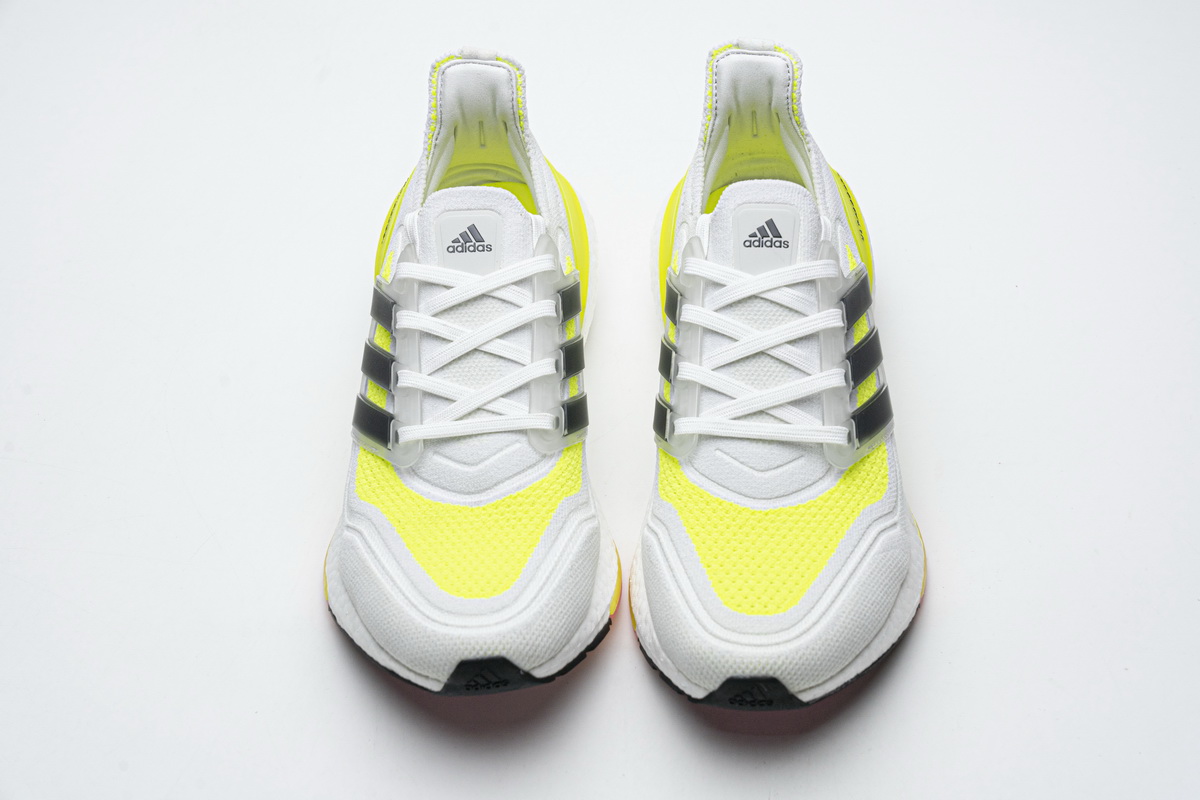 A7UB7.0 白灰荧光绿-11 Adidas Ultra Boost 7.0 Yellow Black