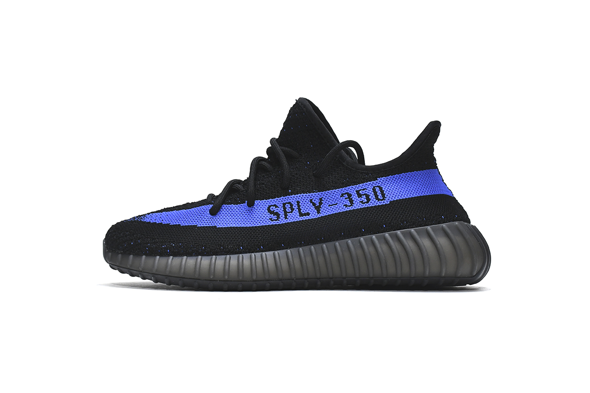 A8 350V2 T黑蓝 Adidas Yeezy 350 Boost V2 Black Blue