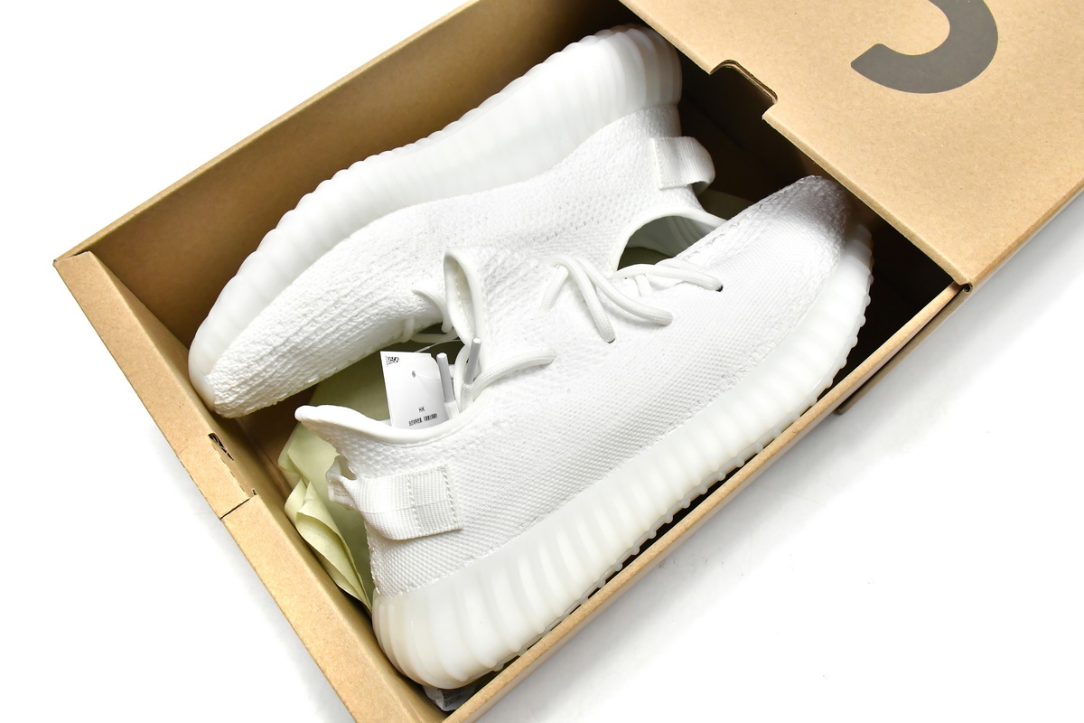 阿迪达斯椰子二代 全白 Adidas Yeezy Boost 350 V2 Cream White