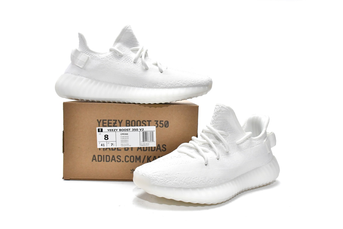 阿迪达斯椰子二代 全白 Adidas Yeezy Boost 350 V2 Cream White