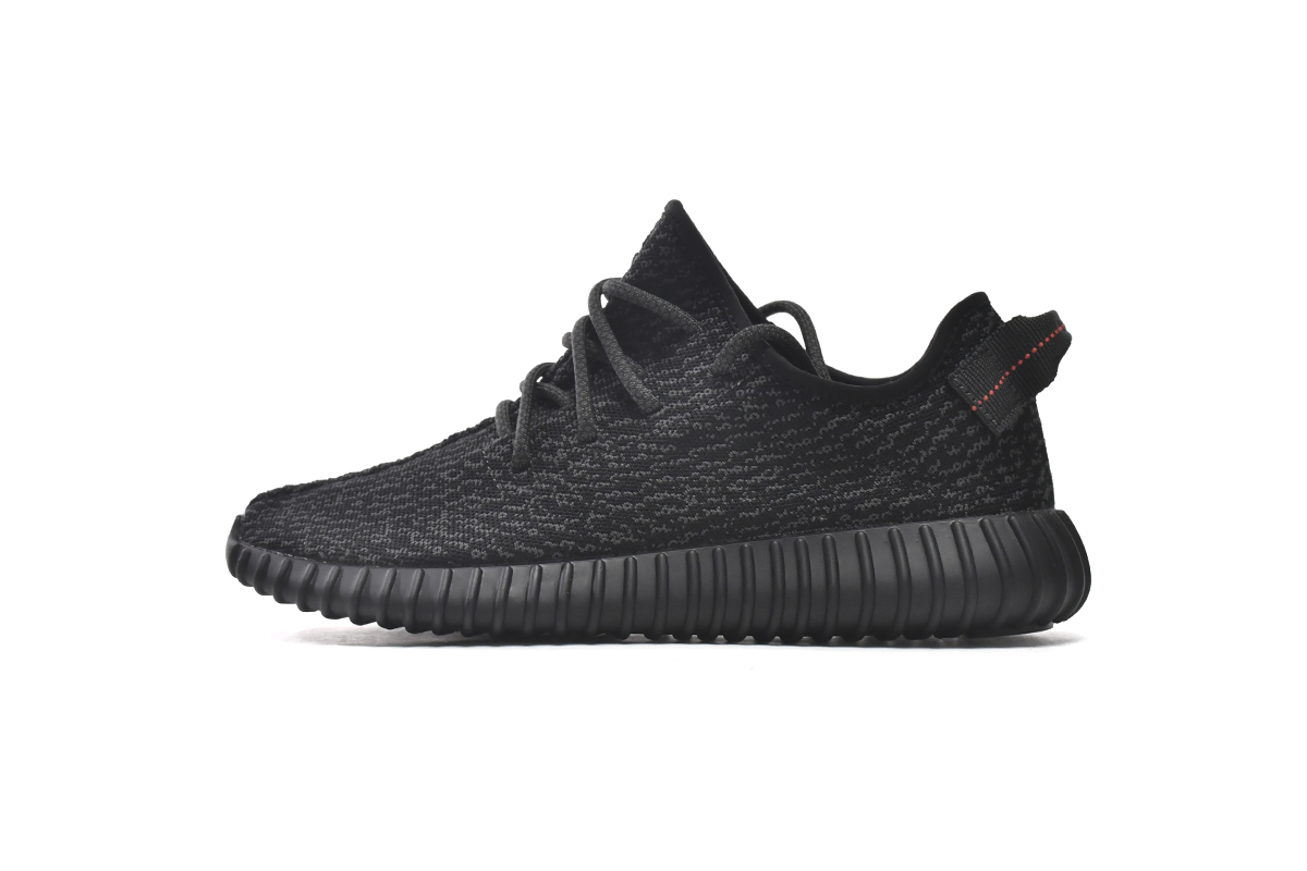 独家版本阿迪达斯椰子350初代真爆 黑色 adidas originals Yeezy Boost 350 Pirate Black