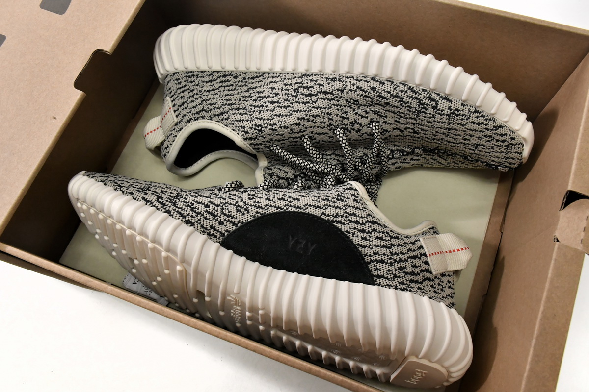 独家版本阿迪达斯椰子350初代真爆 米白灰 adidas originals Yeezy Boost 350 Turle Dove