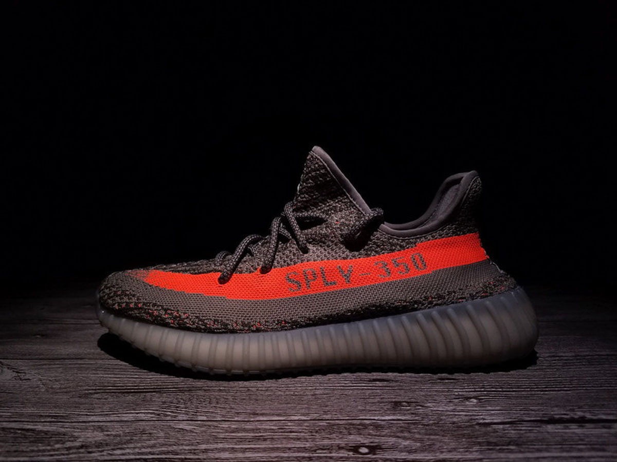 A8 350V2 T灰桔 Adidas Yeezy 350 Boost V2 Beluga