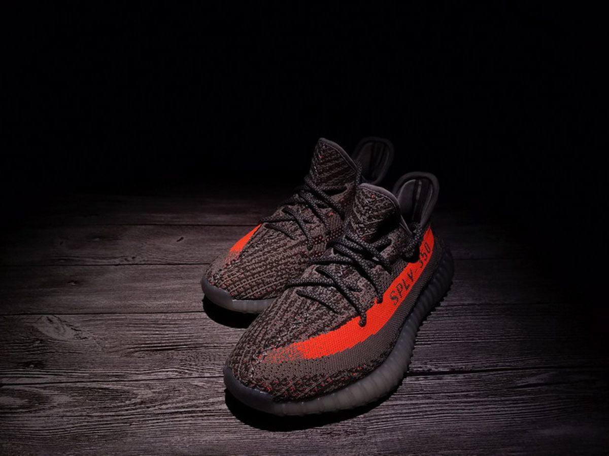 A8 350V2 T灰桔 Adidas Yeezy 350 Boost V2 Beluga