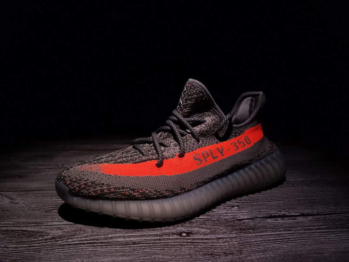 A8 350V2 T灰桔 Adidas Yeezy 350 Boost V2 Beluga