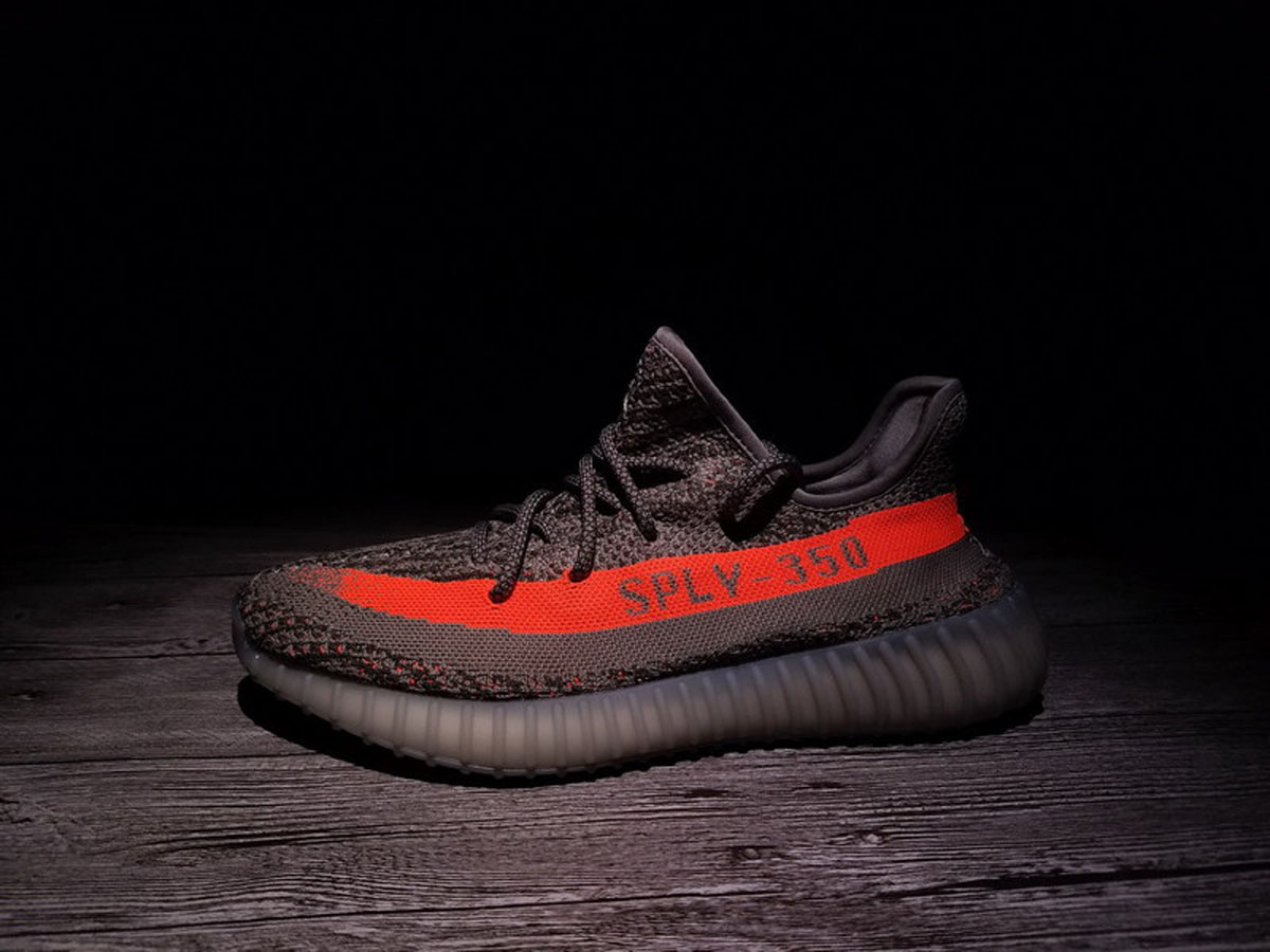 A8 350V2 T灰桔 Adidas Yeezy 350 Boost V2 Beluga