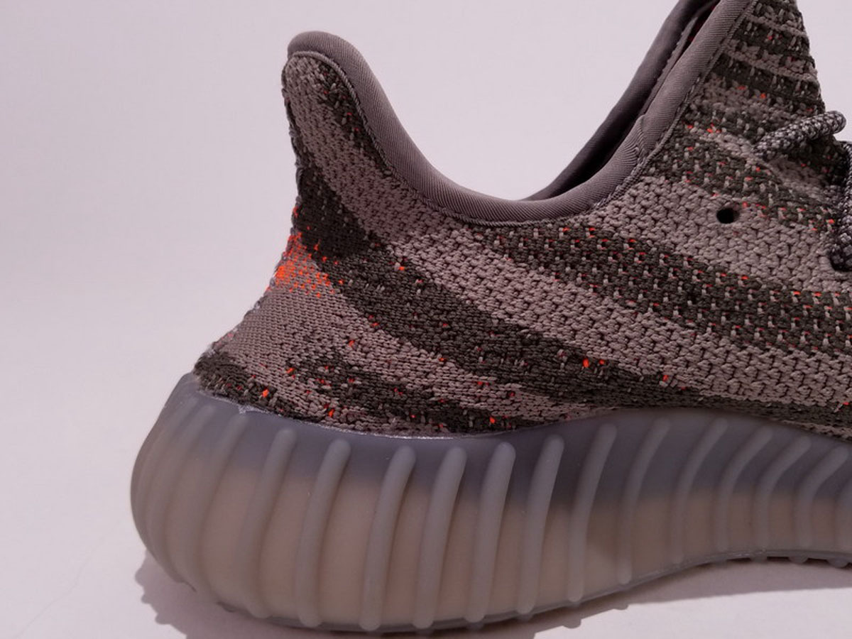 A8 350V2 T灰桔 Adidas Yeezy 350 Boost V2 Beluga