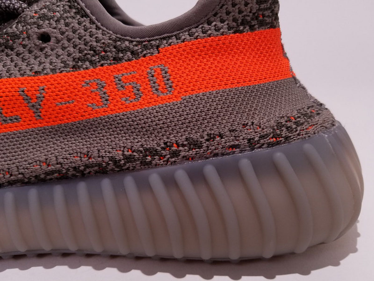 A8 350V2 T灰桔 Adidas Yeezy 350 Boost V2 Beluga