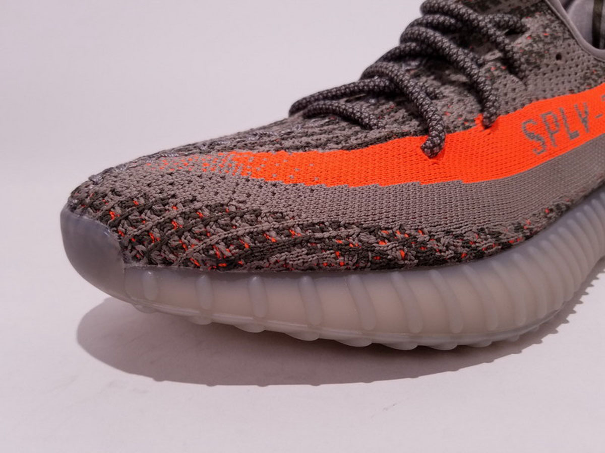 A8 350V2 T灰桔 Adidas Yeezy 350 Boost V2 Beluga