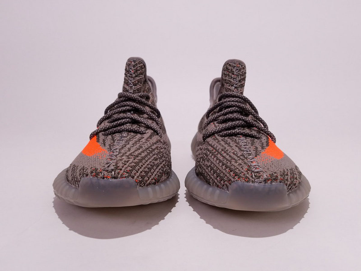 A8 350V2 T灰桔 Adidas Yeezy 350 Boost V2 Beluga