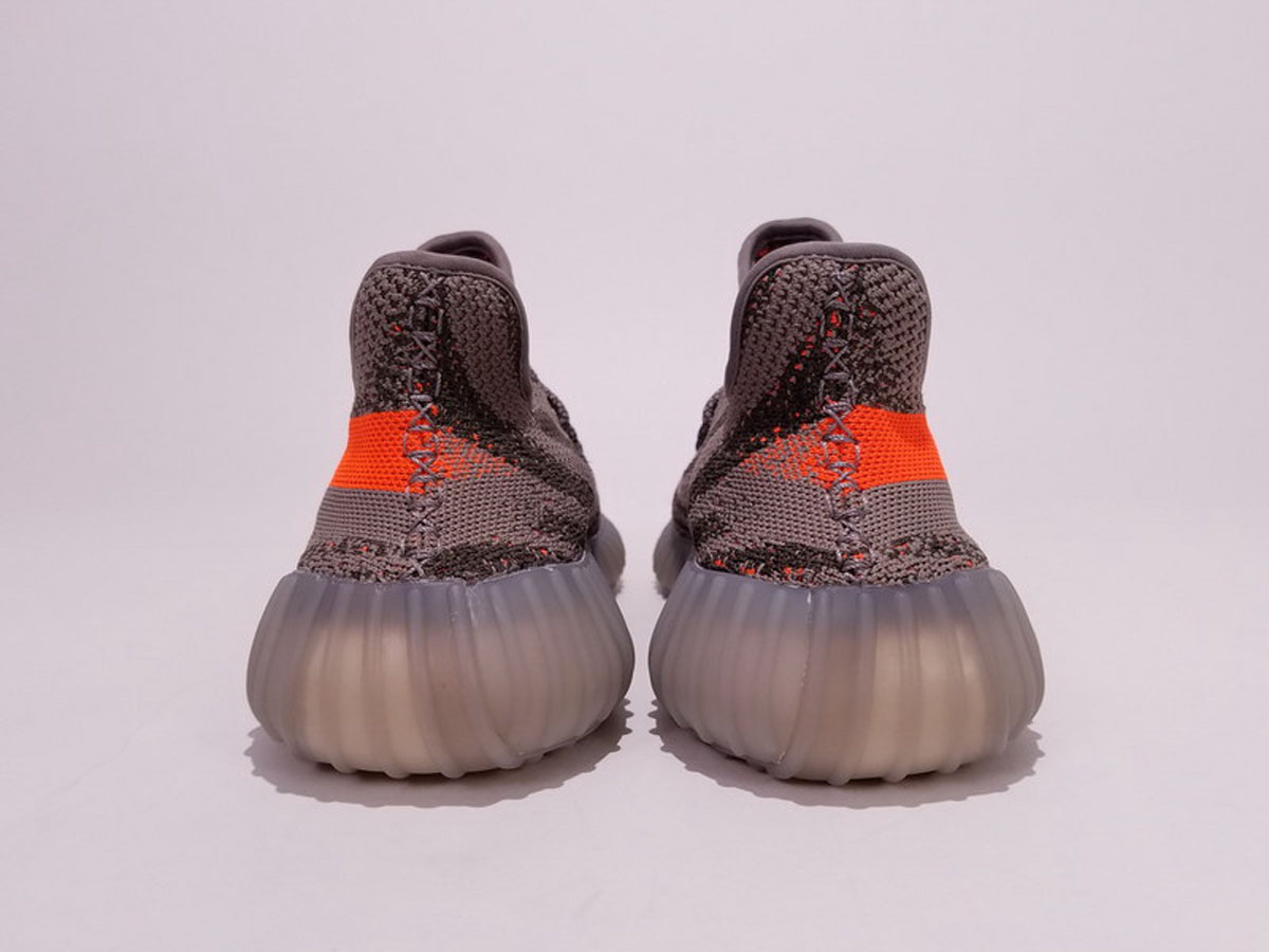 A8 350V2 T灰桔 Adidas Yeezy 350 Boost V2 Beluga