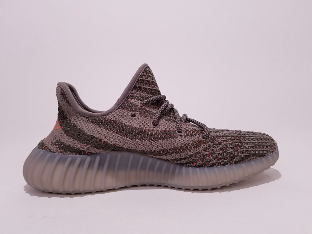 A8 350V2 T灰桔 Adidas Yeezy 350 Boost V2 Beluga