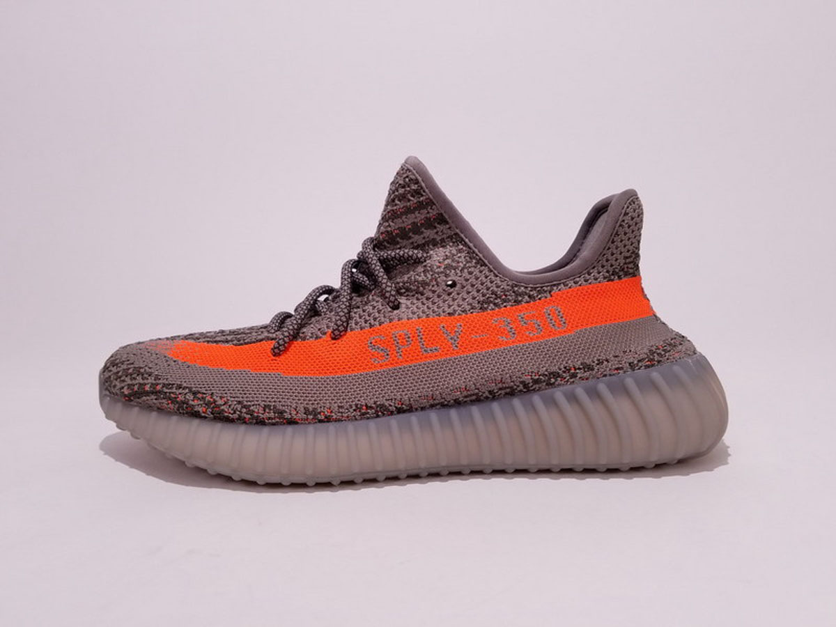 A8 350V2 T灰桔 Adidas Yeezy 350 Boost V2 Beluga