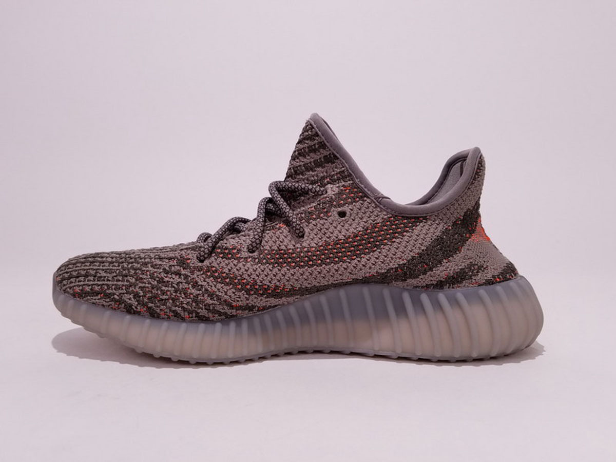 A8 350V2 T灰桔 Adidas Yeezy 350 Boost V2 Beluga