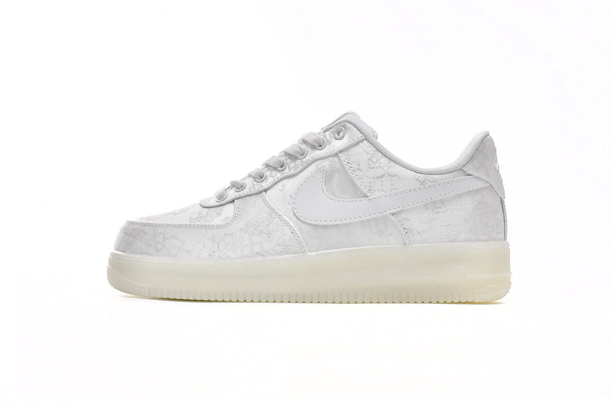 耐克空军一号板鞋 丝绸白 Nike Air Force 1 Low White Silk