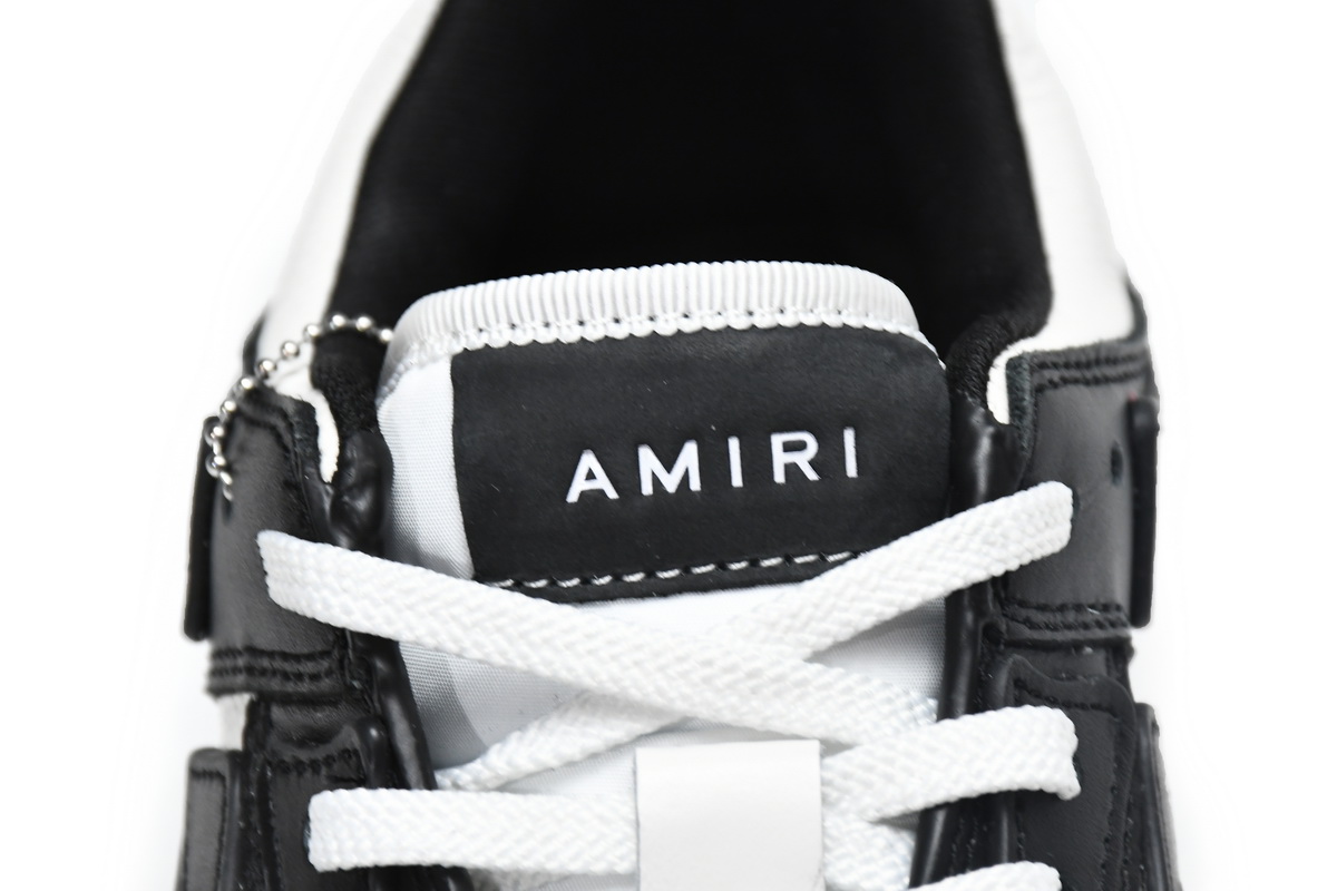 AMIRI休闲板鞋 黑白 AMIRI Skel Top Black White