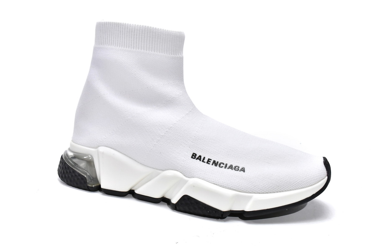 巴黎袜套 白色-5  Balenciaga Speed White