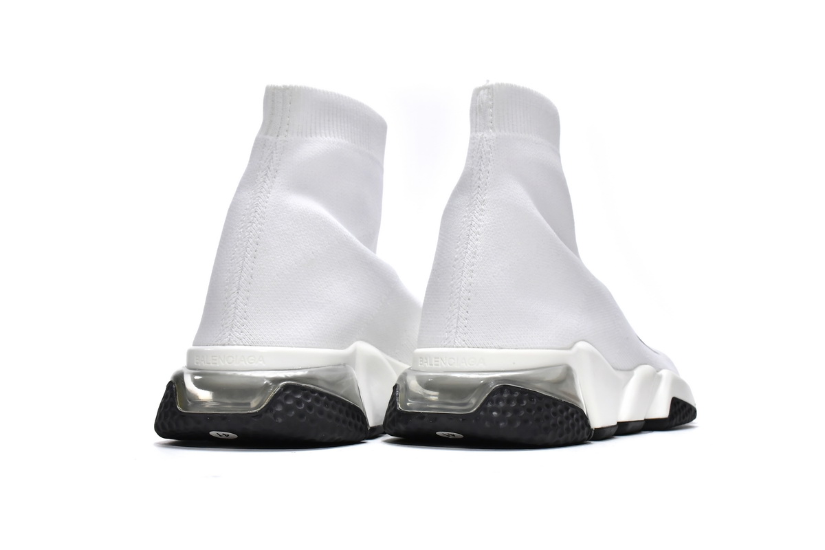 巴黎袜套 白色-5  Balenciaga Speed White