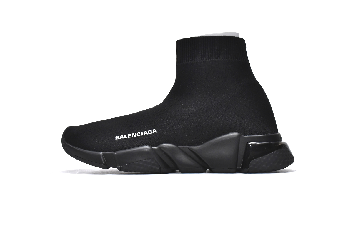 巴黎袜套 全黑-2  Balenciaga Speed Black