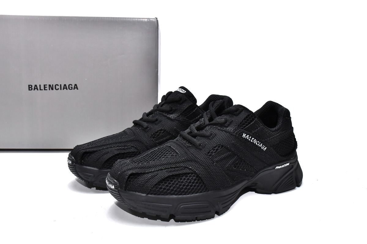 巴黎8代运动跑步鞋 全黑-1 Balenciaga Phantom Sneaker Black