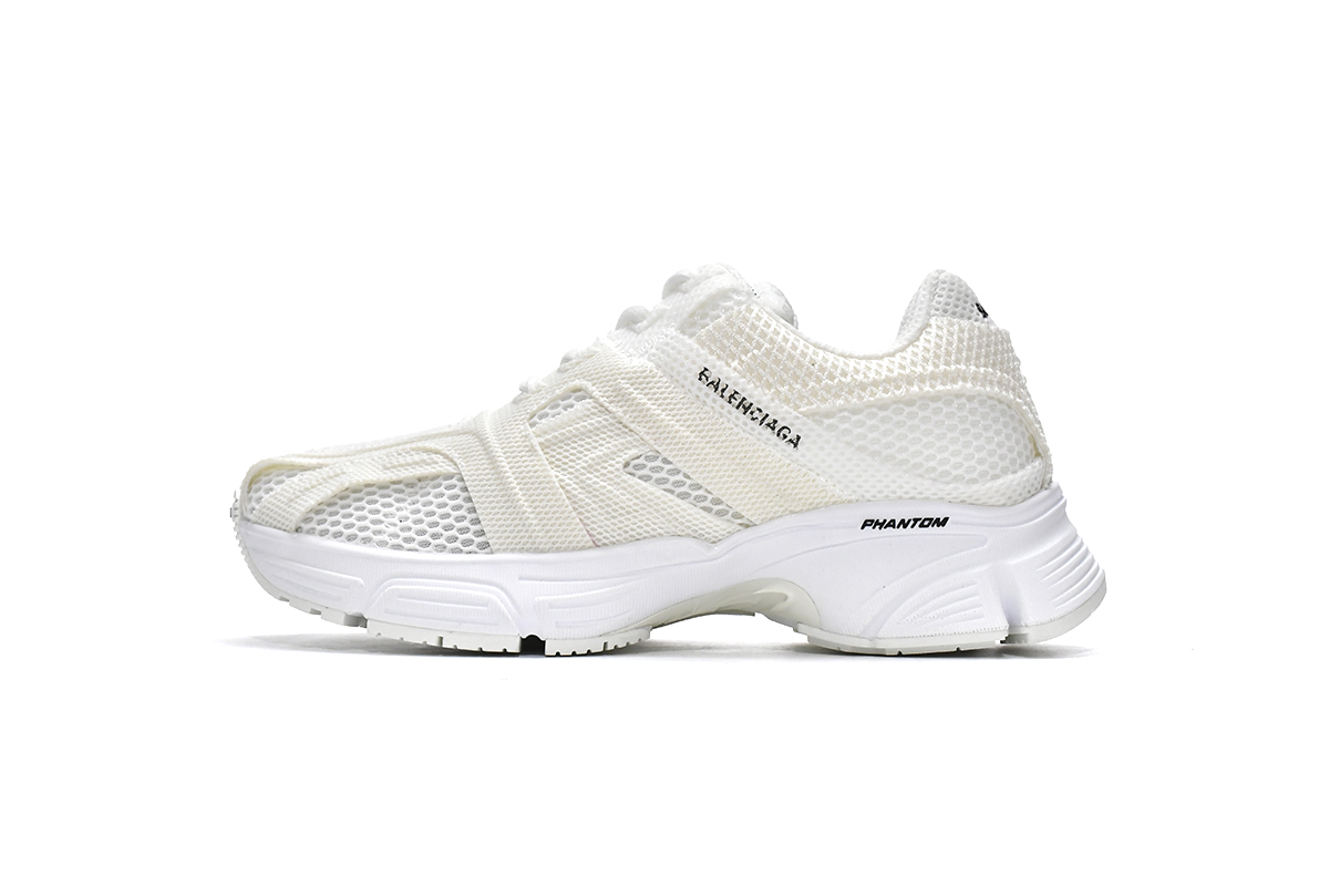 巴黎8代运动跑步鞋 全白-2 Balenciaga Phantom Sneaker White
