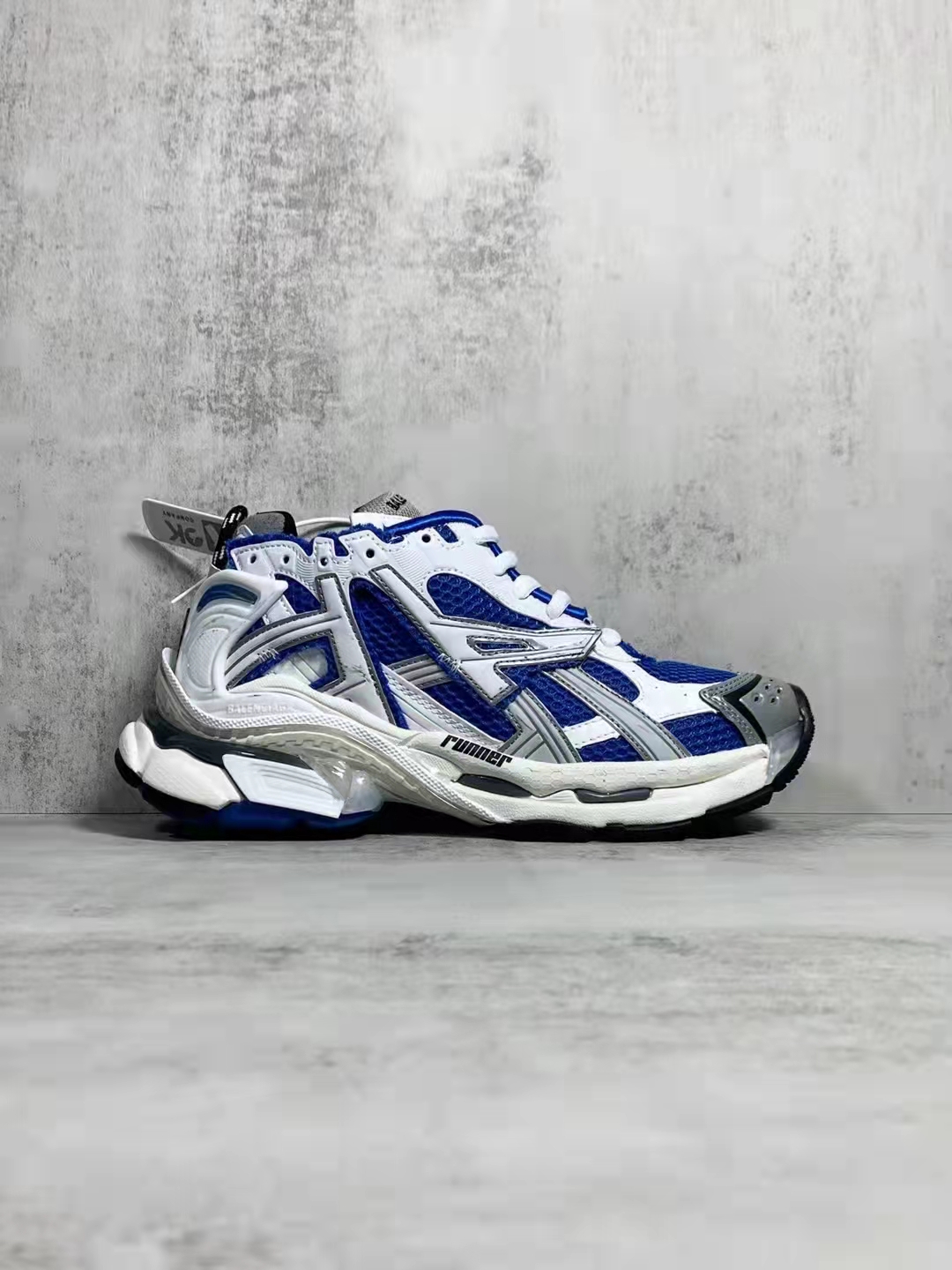 巴黎7代 白宝蓝-6 Balenciaga Runner White Blue