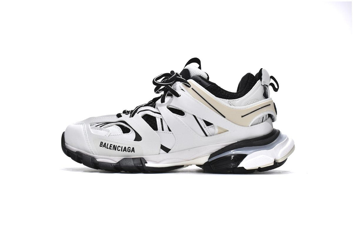 巴黎3代跑鞋 黑白黄-61 Balenciaga Tess S Black White Yellow