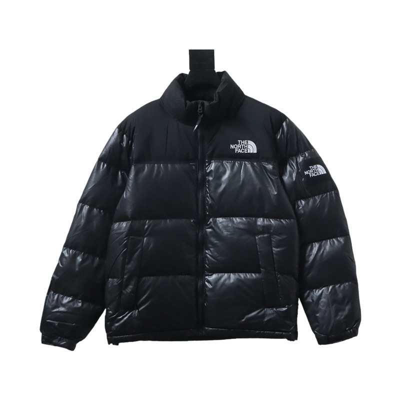 北面羽绒服 大格子白黑色  THE NORTH FACE TNF