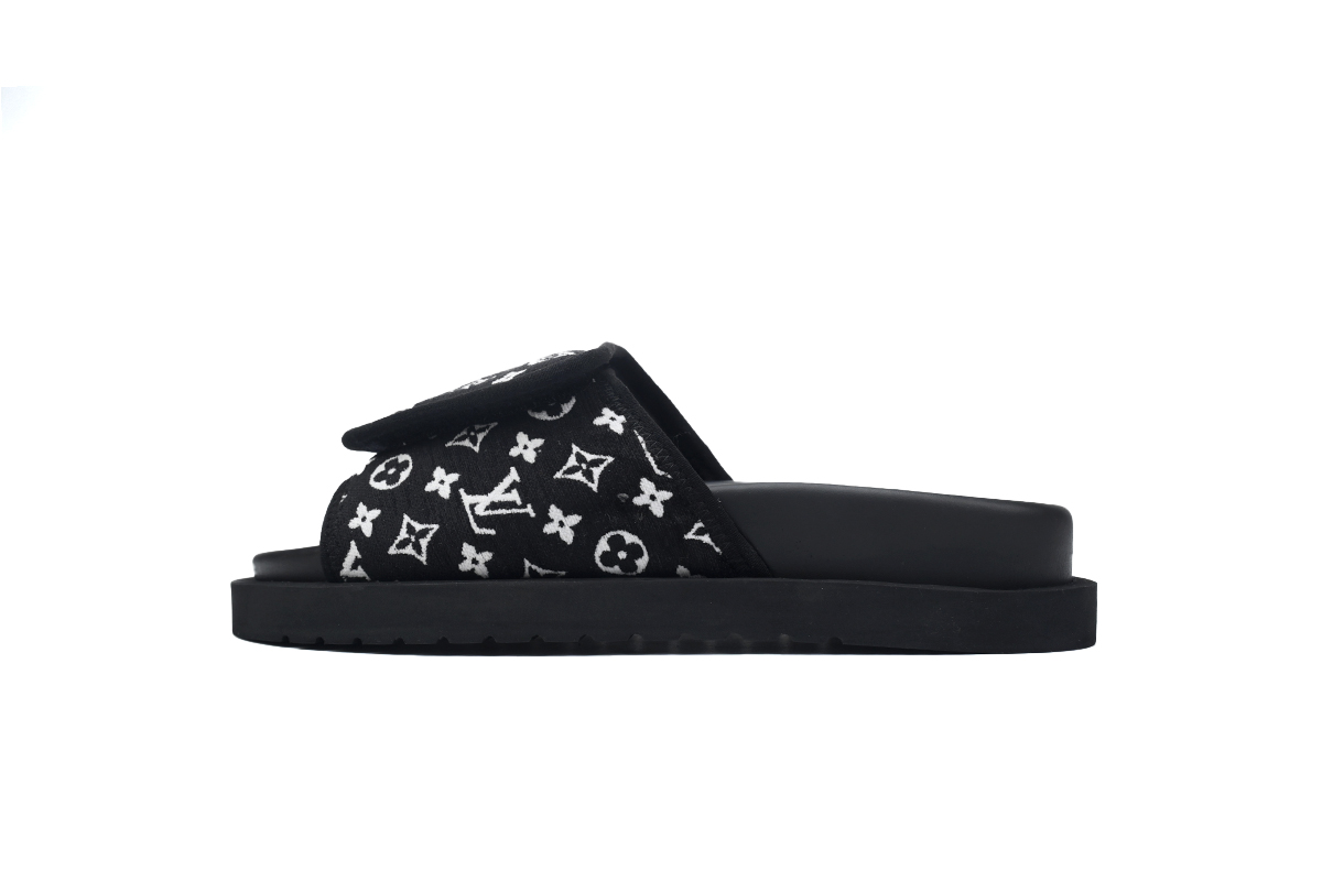 LV魔术拖鞋 植绒黑色 LV magic slippers Flocking black