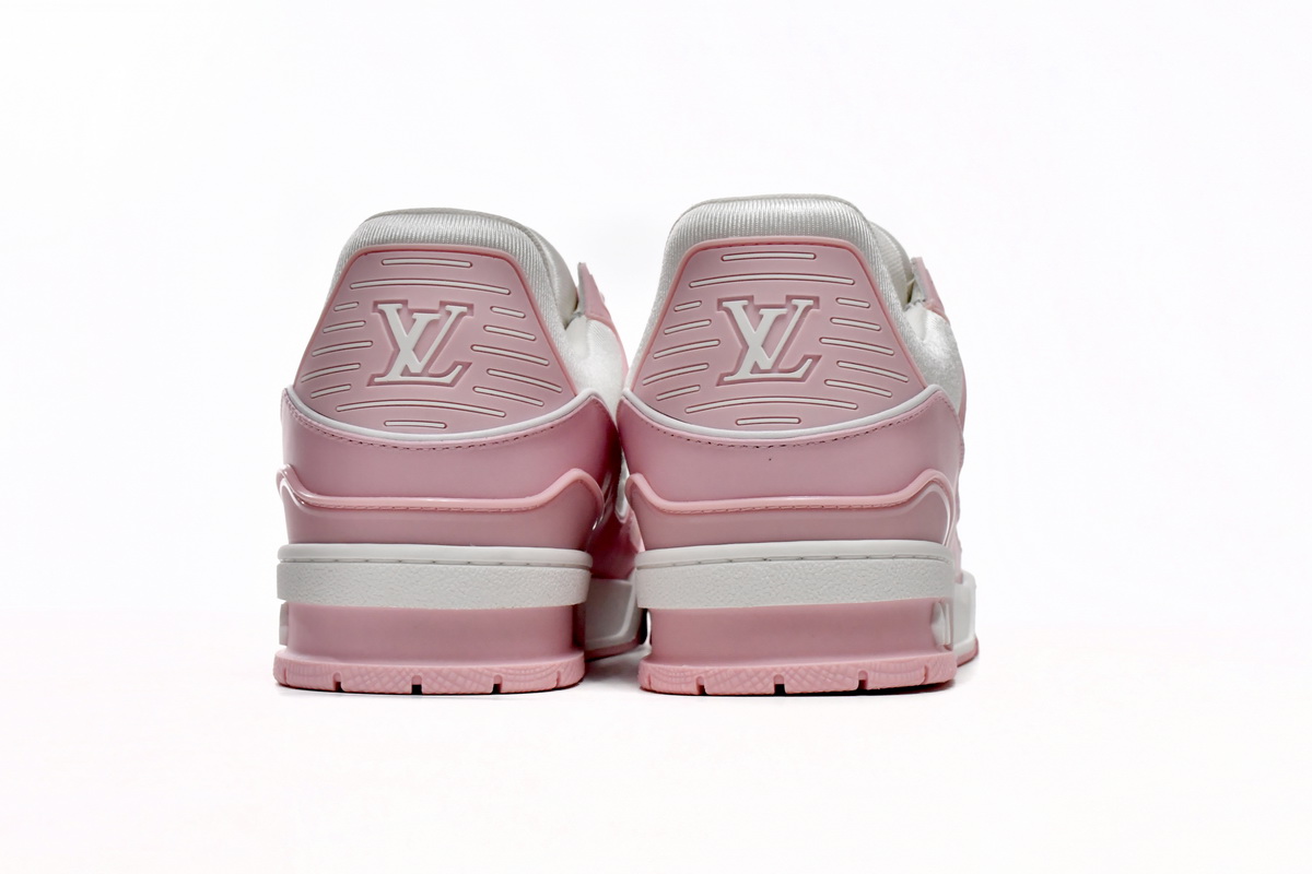  LV走秀款休闲鞋 玫瑰粉 Louis Vuitton Trainer Rose Pink