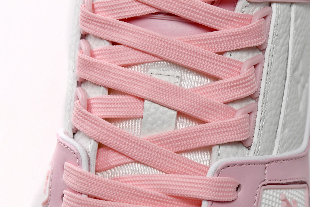  LV走秀款休闲鞋 玫瑰粉 Louis Vuitton Trainer Rose Pink