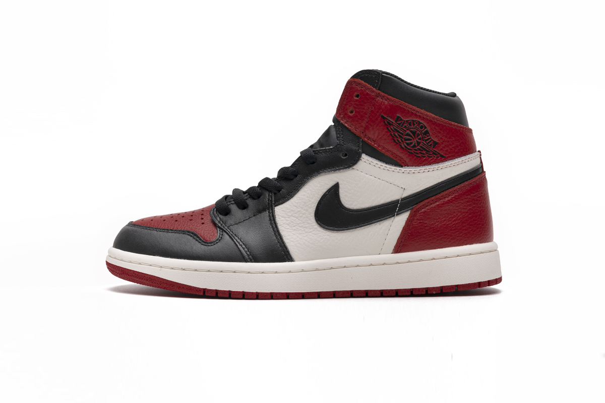 28乔1 黑红脚趾 Air Jordan 1 Bred Toe