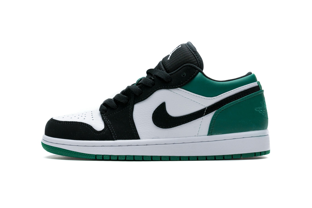 AQ乔丹1代低帮 黑白绿 Air Jordan 1 Low Mystic Green